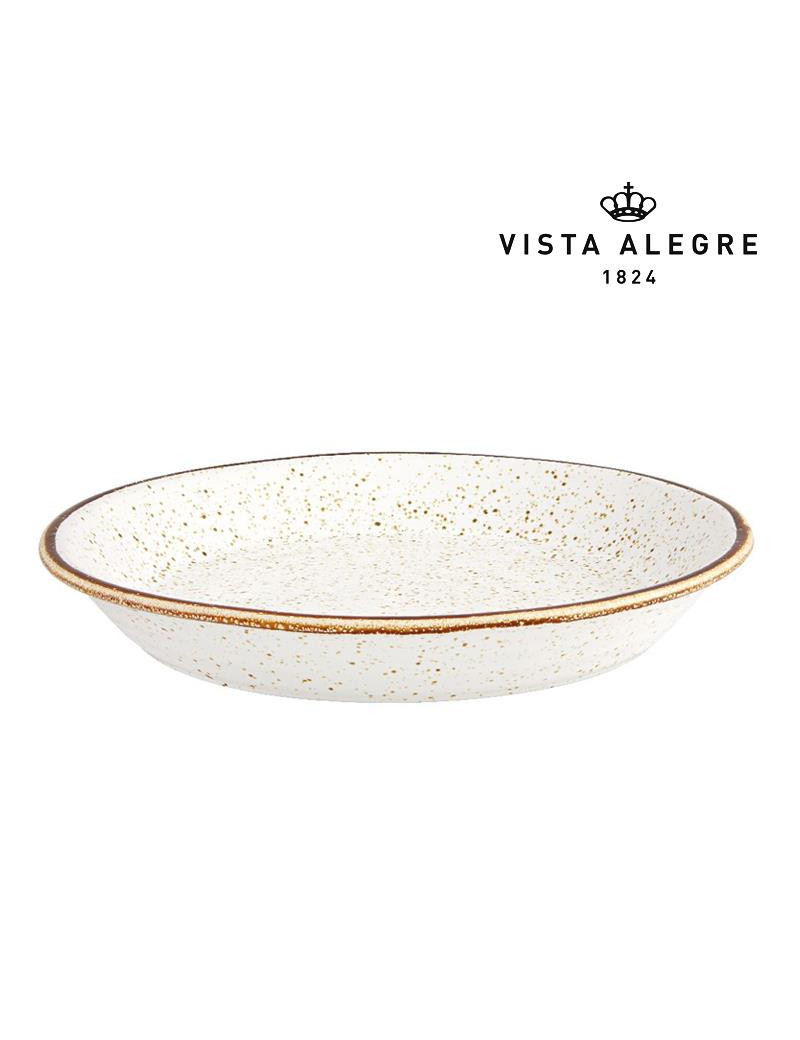 PRATO FUNDO VA RUSTIC BLEND WHITE Ø28X4CM GRES
