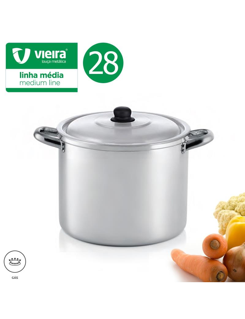 NORMAL PANELA 28 ALUM. 12 L PEGA BAQ  ASA INOX
