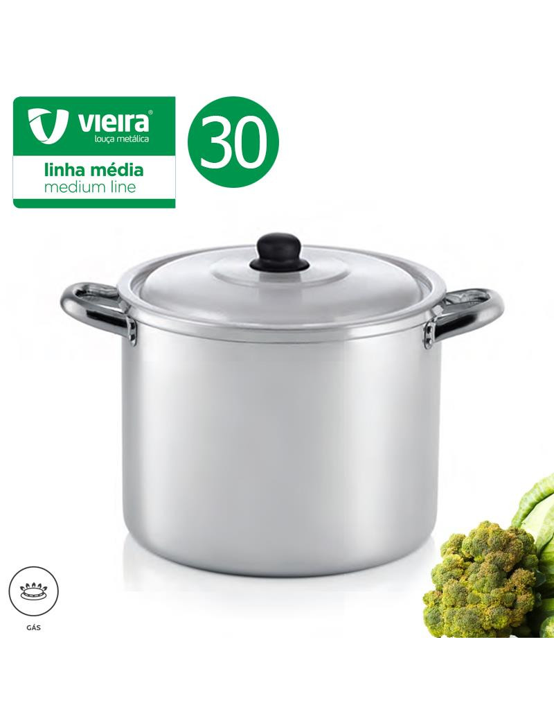 NORMAL PANELA 30 ALUM. 15 L PEGA BAQ  ASA INOX