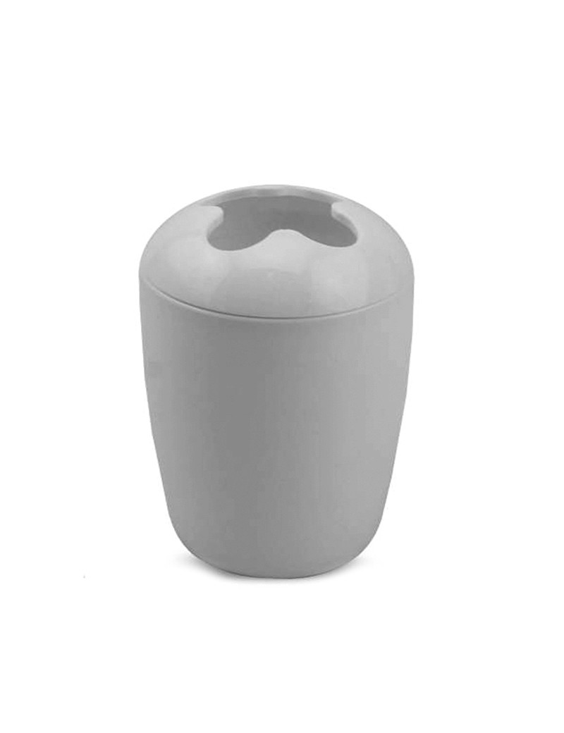 COPO ESCOVAS AR 42142 CINZA 8X12CM PLST