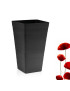 VASO FLORENZIA 28396 QUAD. ANTRACITE 27,5X50CM PLST