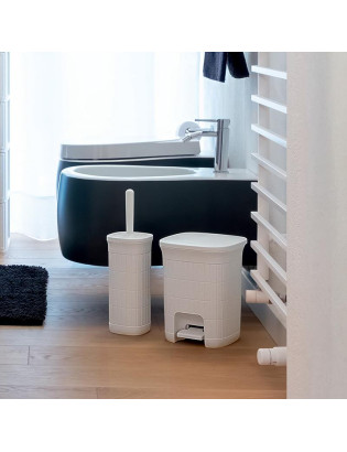 BALDE LIXO 90400 DOMUS BRANCO 6L PLST
