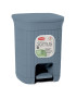 BALDE LIXO 90403 DOMUS AZUL SMOKY 6L PLST