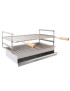 CHURRASQUEIRA 53X33CM INOX ENCAIXE