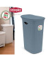 CESTO ROUPA 90903 DOMUS AZUL SMOKY 36L PLST