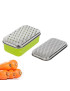RASPADOR LS 2451 DUPLO C/CAIXA 18X10X8CM INOX/PLST