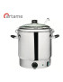PANELA SOPA ELETRICA ARTAME 37701 C/TP VIDRO 10L 1200W INOX