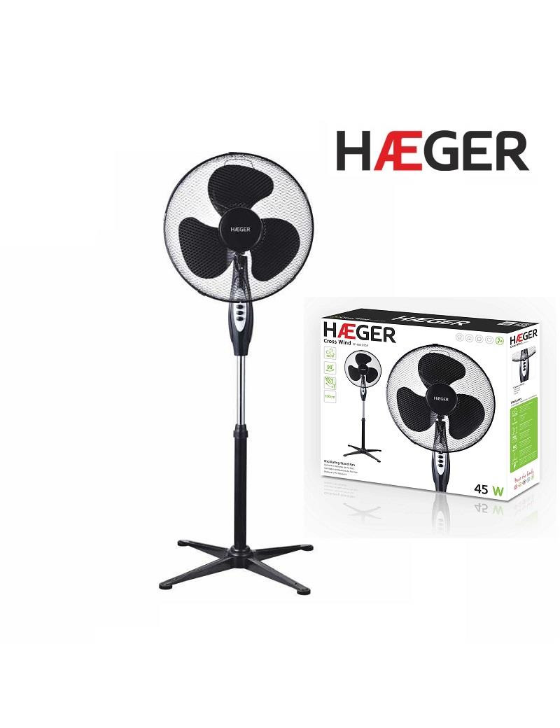 VENTOINHA HAEGER CROSS SF-16B.012A C/PE 45W 40CM PRETA