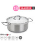 CAÇAROLA SL PROFISSIONAL TEJO Ø18CM INOX 18/10