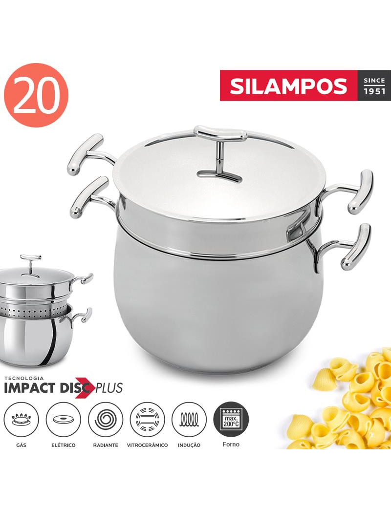 TUTTI PASTA SL YUMI Ø20CM BAIXO INOX 18/10