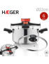 PANELA PRESSAO HAEGER PC-6SS.022A EASY COOK 6L Ø22CM INOX