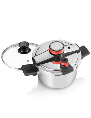 PANELA PRESSAO HAEGER PC-6SS.022A EASY COOK 6L Ø22CM INOX