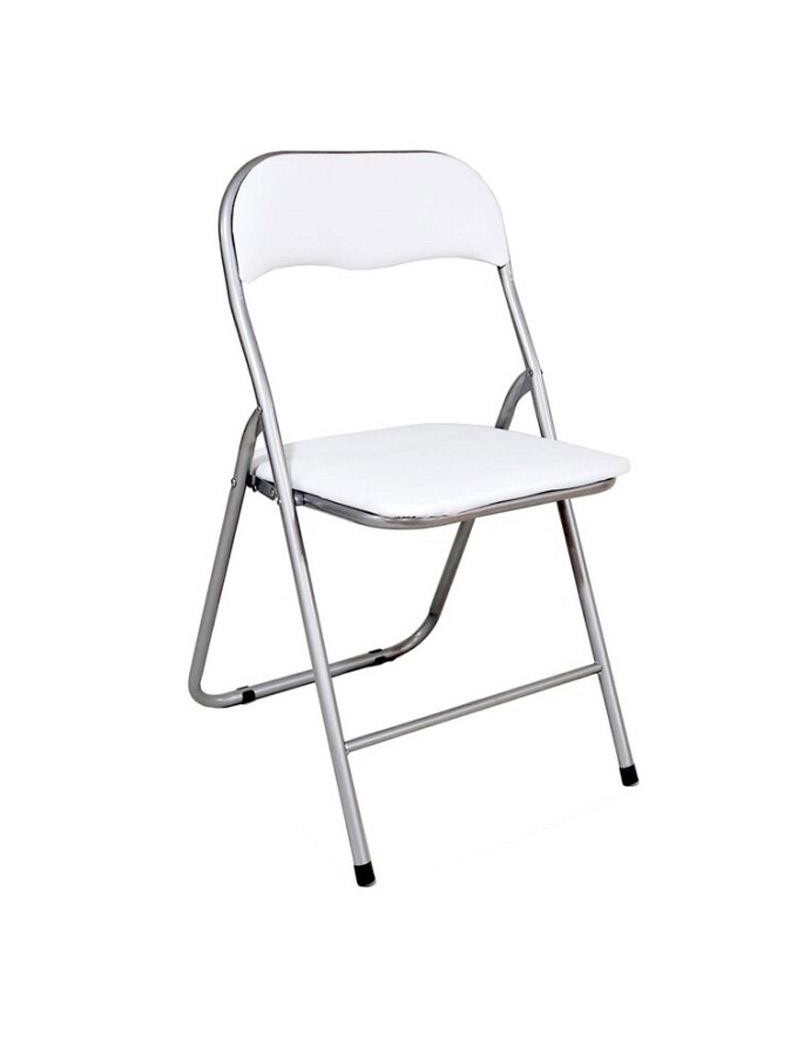 CADEIRA 126201 BRANCA ALMOFADADA 44X45X80CM DOBRAVEL