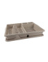 ESCORREDOR LOUÇA CD 1981 BECLASSIC BEGE C/TAB. 47,5X38X9CM