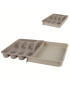 PORTA TALHERES CD 2853 BECLASSIC BEGE AJUST. 28-48X34CM PLST