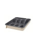 PORTA TALHERES CD 2853 BECLASSIC CINZA AJUST. 28-48X34CM PL