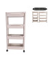 CARRO ARRUMAÇAO CD 3012 BEC BEGE EXTEN 37,5-60X15CM 4PRAT