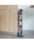 CARRO ARRUMAÇAO CD 3012 BEC CINZA EXTEN 37,5-60X15CM 4PRAT