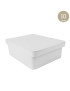 CAIXA ARRUMAÇAO CD 3065 BECLAS DECO BRANCO 10L 28X38X12CM