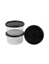 CAIXA HERMETICA CD 2220 BECLASSIC PRETO RED. 0,30L PLST
