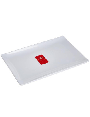 BANDEJA LACOR 62792 CLASSIC BRANCO RET. 28X19CM  MELAMINA