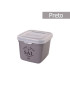 SALEIRO CD 2474 BECLASSIC PRETO 11X12X10CM PLST