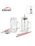 CONJ.2 COPOS / CANECA LACOR 69387 P/LIQUID. MIX & GO 0,50L