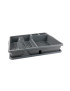ESCORREDOR LOUÇA CD 1981 BECLASSIC CINZA C/TAB. 47,5X38X9CM