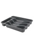 PORTA TALHERES CD 1984 BECLASSIC CINZA 33,8X27,8X5,7CM