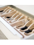 PORTA TALHERES CD 1984 BECLASSIC CINZA 33,8X27,8X5,7CM