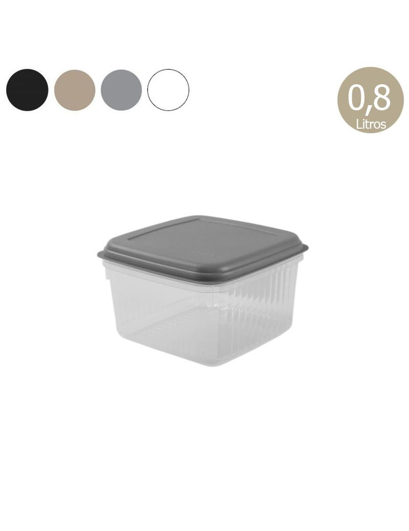 CAIXA HERMETICA CD 2438 BECLASSIC QUAD. 0,80L PLST SORT