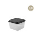 CAIXA HERMETICA CD 2438 BECLASSIC PRETO QUAD. 0,80L PLST