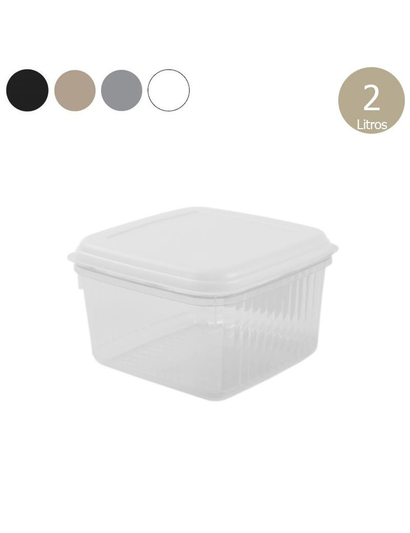 CAIXA HERMETICA CD 2439 BECLASSIC QUAD. 2L PLST SORT