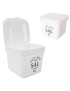 SALEIRO CD 2474 BECLASSIC BRANCO 11X12X10CM PLST