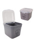 SALEIRO CD 2474 BECLASSIC CINZA 11X12X10CM PLST