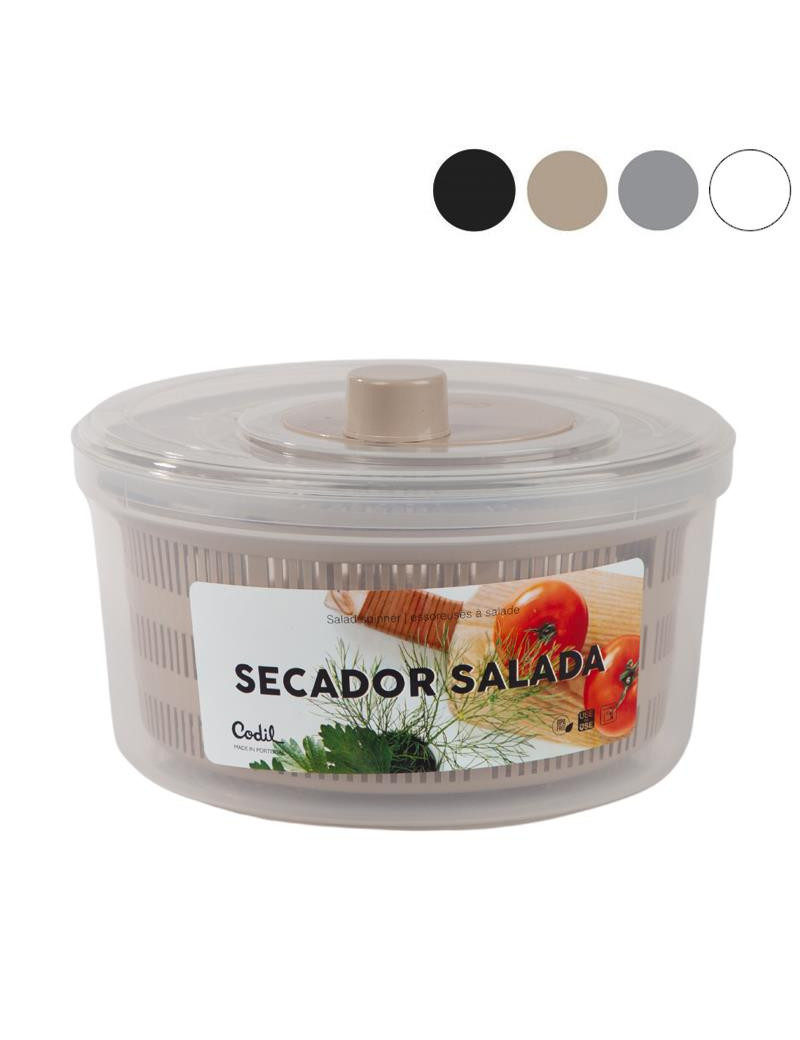 CENTRIFUGADORA SALADA CD 2480 BECLASSIC 25X16CM 4L PLST SORT