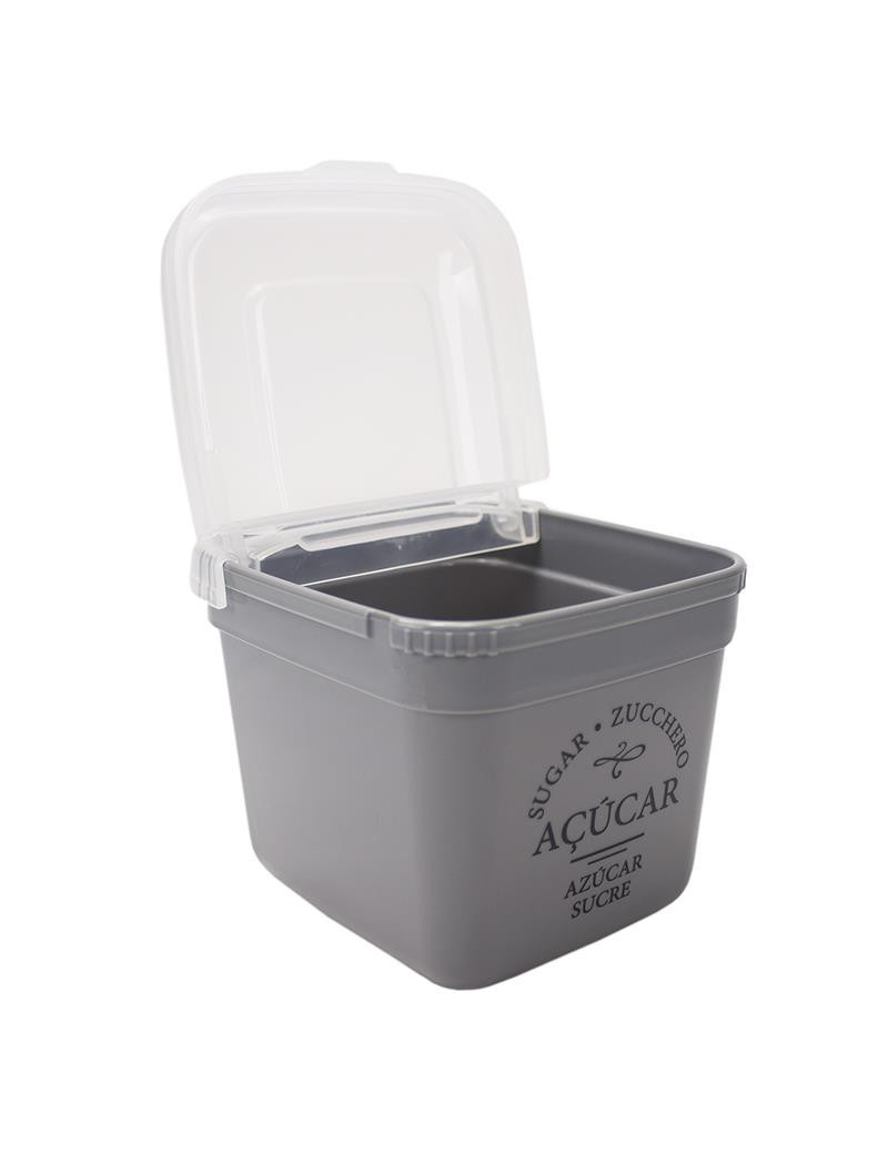 AÇUCAREIRO CD 2488 BECLASSIC CINZA 11X12X10CM PLST