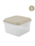 CAIXA HERMETICA CD 2513 BECLASSIC BEGE QUAD. 6L PLST