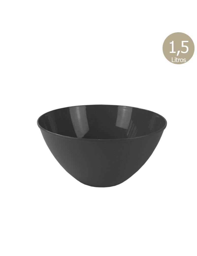 SALADEIRA CD 2591 BECLASSIC PRETO 1,5L 20CM PLST