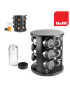 CONJUNTO 9 FRASCOS ESPECIARIAS IBILI 698209 GIRAT. 20CM