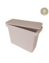 CAIXA ARRUMAÇAO CD 3063 BECLAS DECO BEGE 8L 14X34X24,5CM