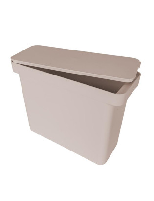 CAIXA ARRUMAÇAO CD 3063 BECLAS DECO BEGE 8L 14X34X24,5CM