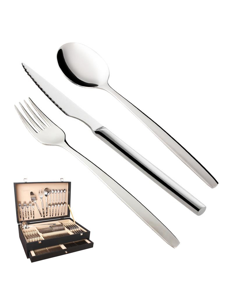 FAQUEIRO 130 P. NORDICO CHURRASCO INOX C/ESTOJO