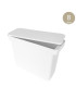 CAIXA ARRUMAÇAO CD 3063 BECLAS DECO BRANCO 8L 14X34X24,5CM