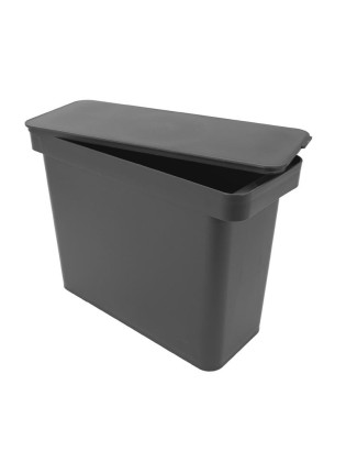 CAIXA ARRUMAÇAO CD 3063 BECLAS DECO CINZA 8L 14X34X24,5CM