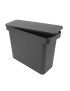 CAIXA ARRUMAÇAO CD 3063 BECLAS DECO CINZA 8L 14X34X24,5CM
