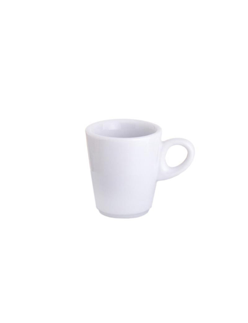 CHAVENA CAFE A19 CONICA BRANCA 5CL S/PIRES PORCELANA