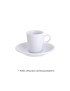 CHAVENA CAFE A19 CONICA BRANCA 5CL S/PIRES PORCELANA
