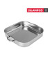 ASSADEIRA SL EUROPA 27X27CM C/ASAS INOX 18/10