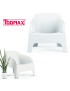 POLTRONA 185 PETRA BRANCA 79X76,5X70CM PLST